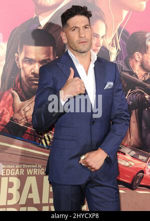 Jon Bernthal attending 'Baby Driver' premiere held at the Ace Hotel Downtown in Los Angeles, USA Stock Photo