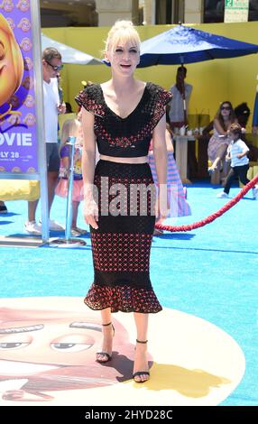 Anna Faris attending the Emoji Movie Premiere in Los Angeles, California Stock Photo