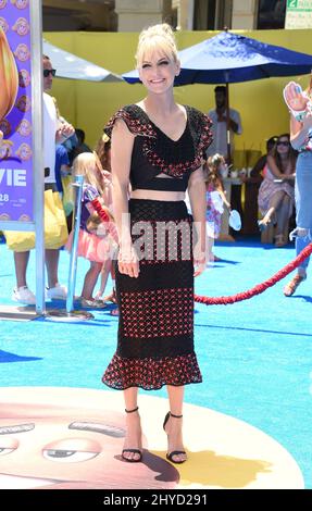 Anna Faris attending the Emoji Movie Premiere in Los Angeles, California Stock Photo