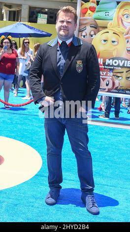 James Corden attending The Emoji Movie World Premiere held at the ...