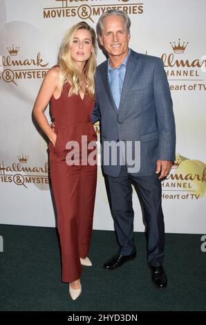 Gregory Harrison and Lily Harrison attending the Hallmark Channel Summer Press Tour in Los Angeles, California Stock Photo