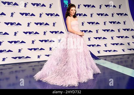 Lorde attending the MTV Video Music Awards 2017 held at The Forum in Los Angeles, USA Stock Photo