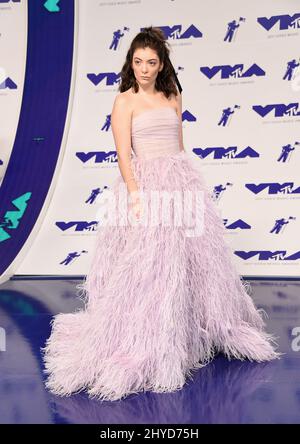Lorde attending the MTV Video Music Awards 2017 held at The Forum in Los Angeles, USA Stock Photo