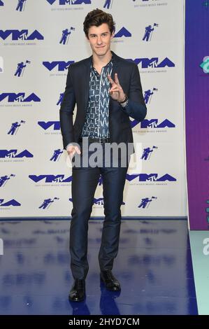 Shawn Mendes attending the MTV Video Music Awards 2017 held at The Forum in Los Angeles, USA Stock Photo
