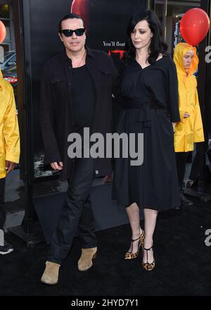 Ian Astbury and Aimee Nash attending the It world premiere held at the TCL Chinese Theatre in Los Angeles Stock Photo