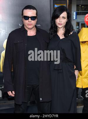 Ian Astbury and Aimee Nash attending the It world premiere held at the TCL Chinese Theatre in Los Angeles Stock Photo