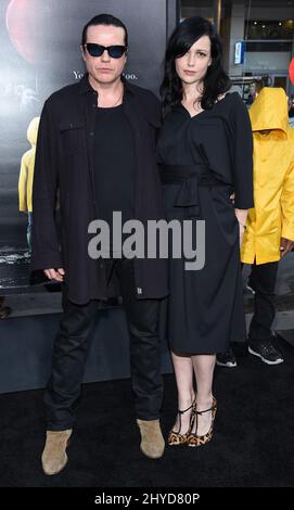 Ian Astbury and Aimee Nash attending the It world premiere held at the TCL Chinese Theatre in Los Angeles Stock Photo