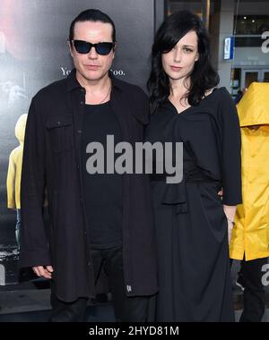 Ian Astbury and Aimee Nash attending the It world premiere held at the TCL Chinese Theatre in Los Angeles Stock Photo