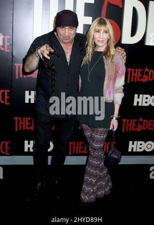 Steven Van Zandt & Maureen Van Zandt attending 'The Deuce' premiere held at the SVA Theater in New York, USA Stock Photo