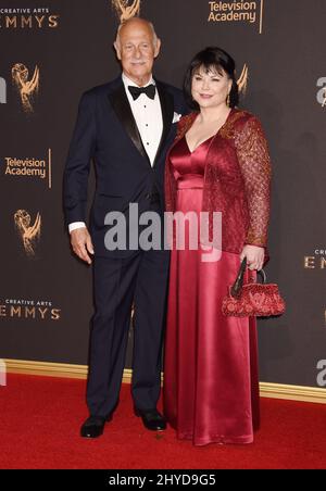 Gerald McRaney and Delta Burke arriving for the 2017 Creative Arts Emmys Day 2 held at the Microsoft Theatre L.A. LIVE, Los Angeles, 10th September 2017 Stock Photo