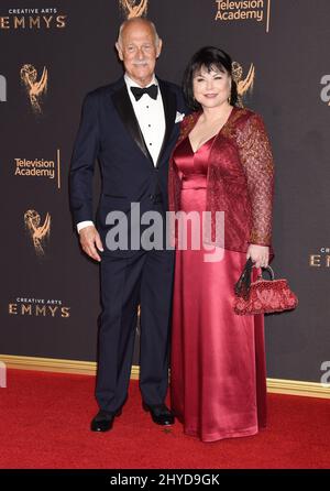 Gerald McRaney and Delta Burke arriving for the 2017 Creative Arts Emmys Day 2 held at the Microsoft Theatre L.A. LIVE, Los Angeles, 10th September 2017 Stock Photo