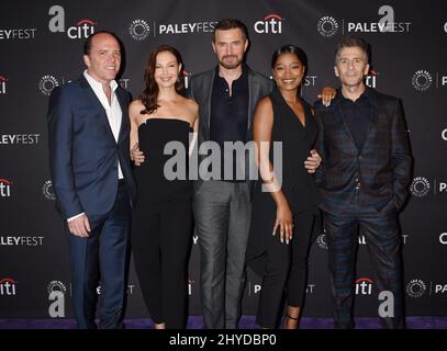 Bradford Winters, Ashley Judd, Richard Armitage, KeKe Palmer and Leland Orser arriving for the 'Berlin Station' - PaleyFest Fall Preview held at the Paley Center For Media, Beverly Hills, Los Angeles Stock Photo