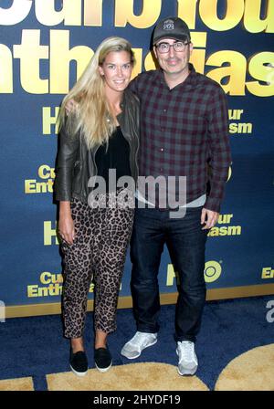 John Oliver and Kate Norley arrive at the 70th Primetime Emmy Awards on ...