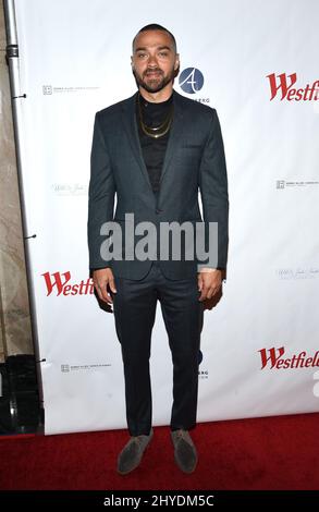 Jesse Williams attending the Sunday matinee of 'Turn Me Loose' at the Wallis Annenberg Center for the Performing Arts in Los Angeles, USA Stock Photo