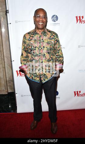 Joe Morton attending the Sunday matinee of 'Turn Me Loose' at the Wallis Annenberg Center for the Performing Arts in Los Angeles, USA Stock Photo