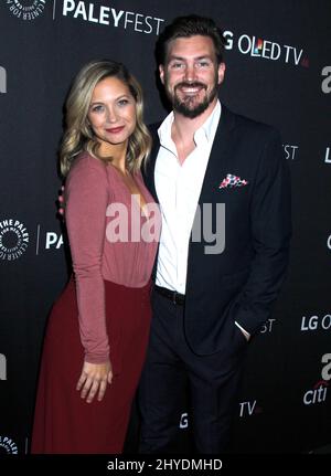 Vanessa Ray & husband Landon Beard attending 'The Eyes of Tammy Fay ...