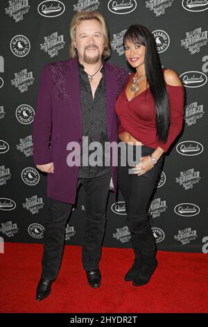 Travis Tritt and Theresa Tritt attending the Kenny Rogers 'All In For the Gambler' Farewell Celebration Stock Photo