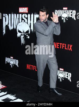 Michael Nathanson attending the 'Marvel's The Punisher' New York Premiere Held at the AMC Loews 34th Street Stock Photo