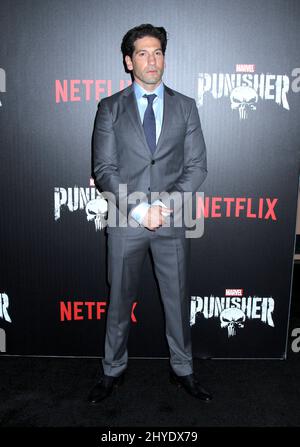 Jon Bernthal attending the 'Marvel's The Punisher' New York Premiere Held at the AMC Loews 34th Street Stock Photo