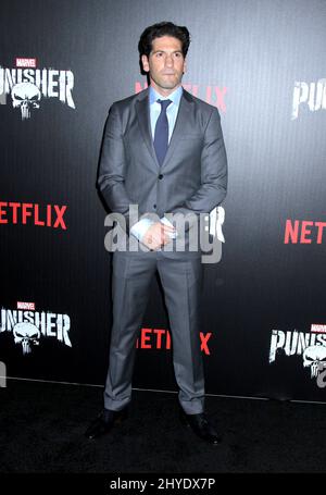 Jon Bernthal attending the 'Marvel's The Punisher' New York Premiere Held at the AMC Loews 34th Street Stock Photo