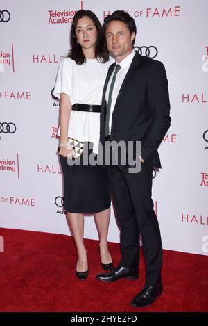 Martin Henderson and Helen Randag at 24th Hall of Fame Ceremony Celebrates Television Legends held at the Television Academy in North Hollywood, USA Stock Photo