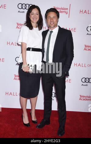 Martin Henderson and Helen Randag at 24th Hall of Fame Ceremony Celebrates Television Legends held at the Television Academy in North Hollywood, USA Stock Photo