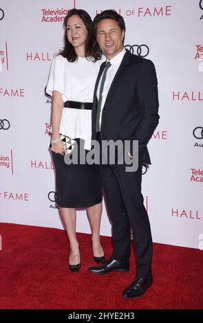 Martin Henderson and Helen Randag at 24th Hall of Fame Ceremony Celebrates Television Legends held at the Television Academy in North Hollywood, USA Stock Photo