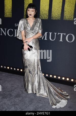 Hana Mae Lee arrives at the "Pitch Perfect 3" Los Angeles Premiere held