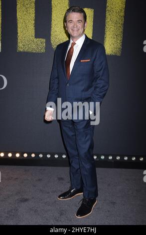 John Michael Higgins attending the Pitch Perfect 3 World Premiere in Los Angeles Stock Photo