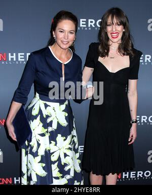 Diane Lane & daughter Eleanor Lambert attending the 11th Annual CNN Heroes: An All-Star Tribute Held at the Museum of Natural History in New York Stock Photo