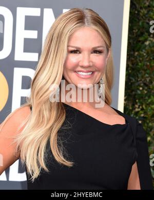 Nancy O'Dell arrives at the 75th annual Golden Globe Awards at the