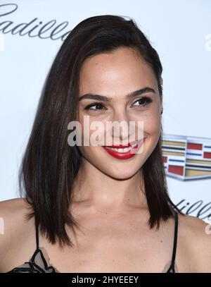 Gal Gadot arriving to the 29th Annual Producers Guild Awards held at the Beverly Hilton Hotel on January 20, 2018 in Beverly Hills, CA Stock Photo