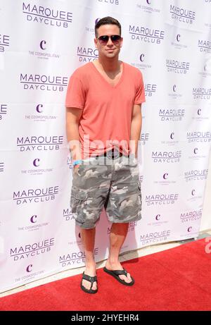 Mark Salling at the Marquee Dayclub Season Grand Opening at The Cosmopolitan of Las Vegas Stock Photo