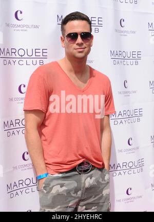 Mark Salling at the Marquee Dayclub Season Grand Opening at The Cosmopolitan of Las Vegas Stock Photo