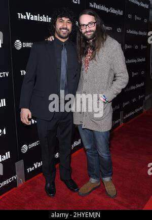 Greg Alba and John Humphrey at 'The Vanishing of Sidney Hall' LA Screening at ArcLight Cinema on February 22, 2018 in Hollywood, CA. Stock Photo