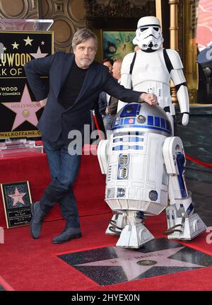 Mark Hamill attending the Mark Hamill Hollywood Walk of Fame star ceremony held on Hollywood Blvd. Stock Photo