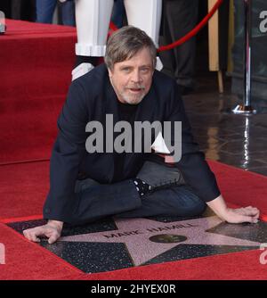 Mark Hamill attending the Mark Hamill Hollywood Walk of Fame star ceremony held on Hollywood Blvd. Stock Photo