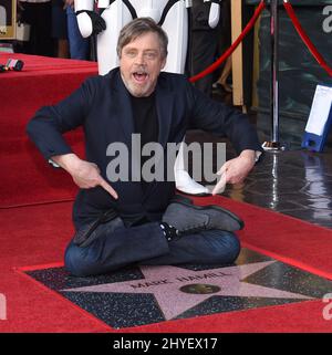 Mark Hamill attending the Mark Hamill Hollywood Walk of Fame star ceremony held on Hollywood Blvd. Stock Photo