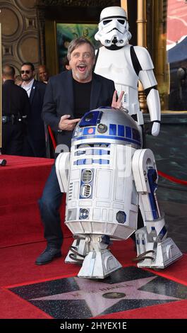 Mark Hamill attending the Mark Hamill Hollywood Walk of Fame star ceremony held on Hollywood Blvd. Stock Photo