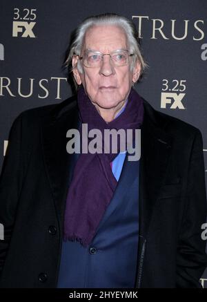 Donald Sutherland attends the FX All-Star Party 2018 in New York City on the 15th March 2018 Stock Photo