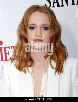 Liv Hewson arriving for Netflix's "Santa Clarita Diet" Season 2