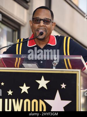 Martin Lawrence attending the Tracy Morgan Star on the Hollywood Walk of Fame unveiling Stock Photo