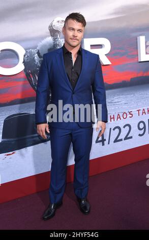 Luke Hemsworth at the Los Angeles Season 2 premiere of the HBO drama series 'Westworld' held at the Cinerama Dome Hollywood on April 16, 2018 in Hollywood, CA. Stock Photo