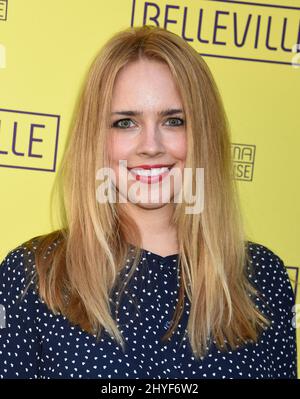 Jessica Barth attending the "Belleville" Opening Night held at the