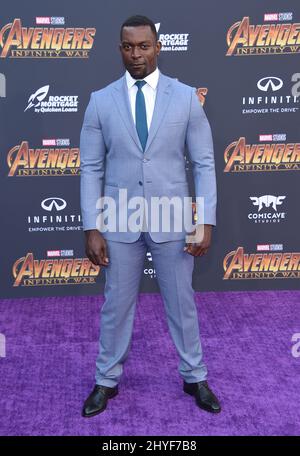 Michael Shaw attending the world premiere of Avengers: Infinity War, held at the El Capitan Theatre in Hollywood, California Stock Photo