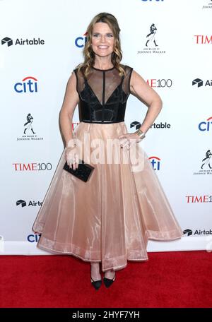 Savannah Guthrie attending the Time 100 Gala at Lincoln Center in New York Stock Photo