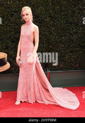 Olivia Rose Keegan at the 2018 Daytime Emmy Awards held at the Pasadena