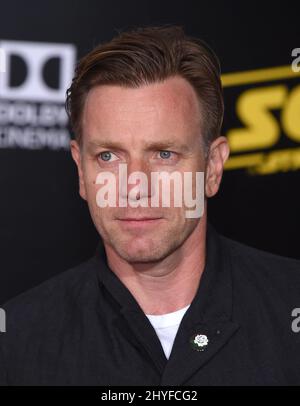 Ewan McGregor at 'Solo: A Star War Story' World premiere held at the El Capitan Theatre on May 10, 2018 in Hollywood, CA. Stock Photo