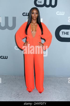 Nafessa Williams Arrives To The Cw Upfront On May 18, 2017 At The 