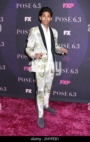 Angel Bismark Curiel arrives at FX's "Mayans M.C." Premiere held at the